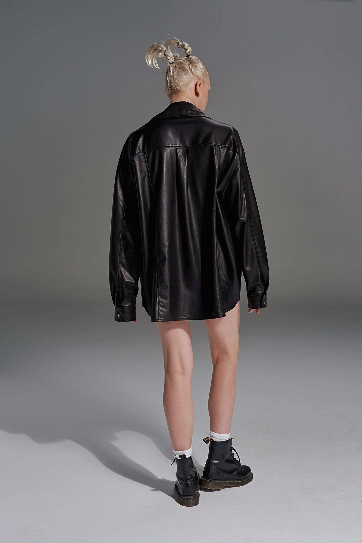 PABLO Oversize Leather Shirt