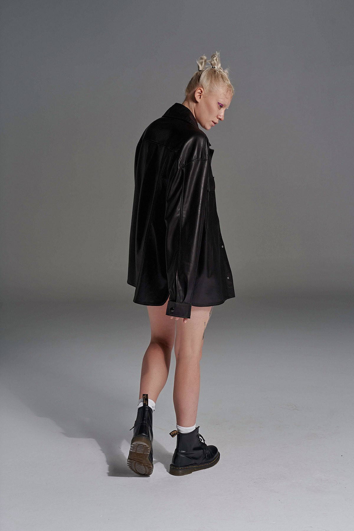 PABLO Oversize Leather Shirt