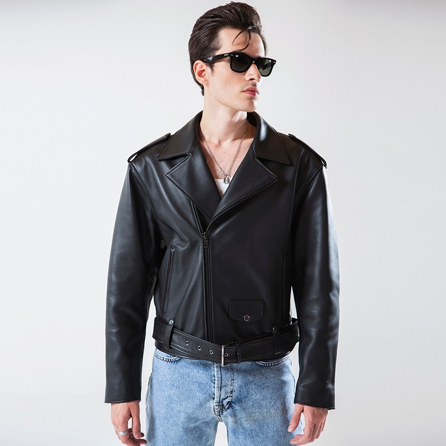 KYOTO Black Leather Jacket