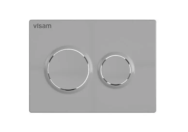 Visam Visam Olimpos Mat Krom Gömme Rezervuar Kumanda Paneli Basma Butonu 230.001