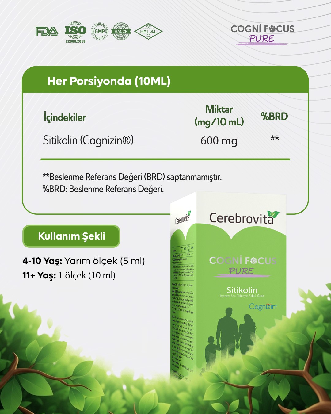 Cogni Focus Pure Sitikolin