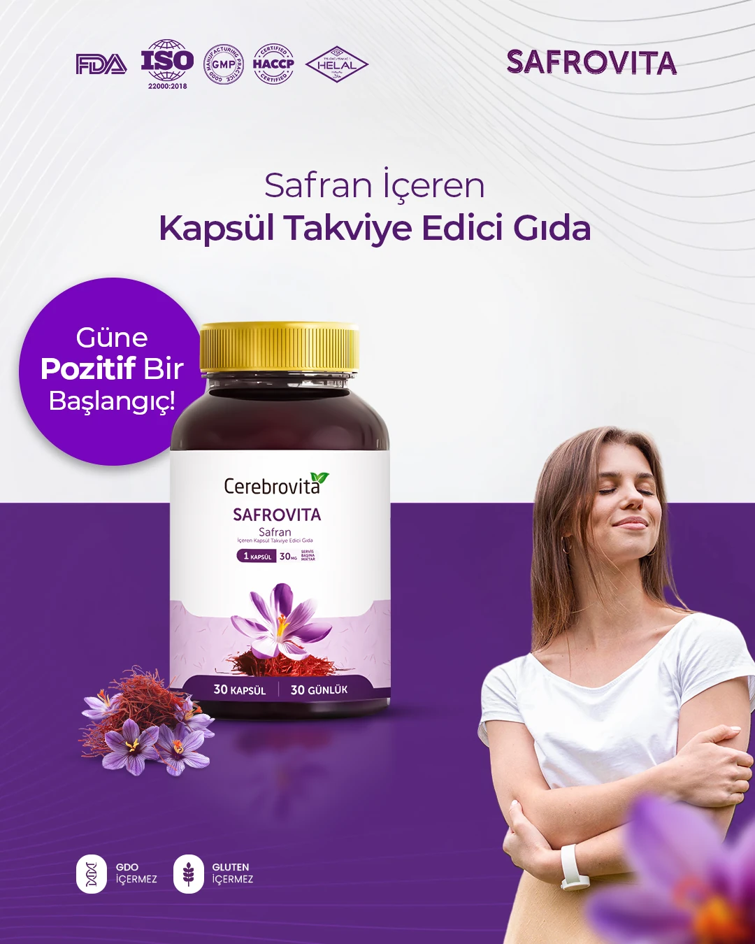 Safrovita Safran Ekstresi Kapsül