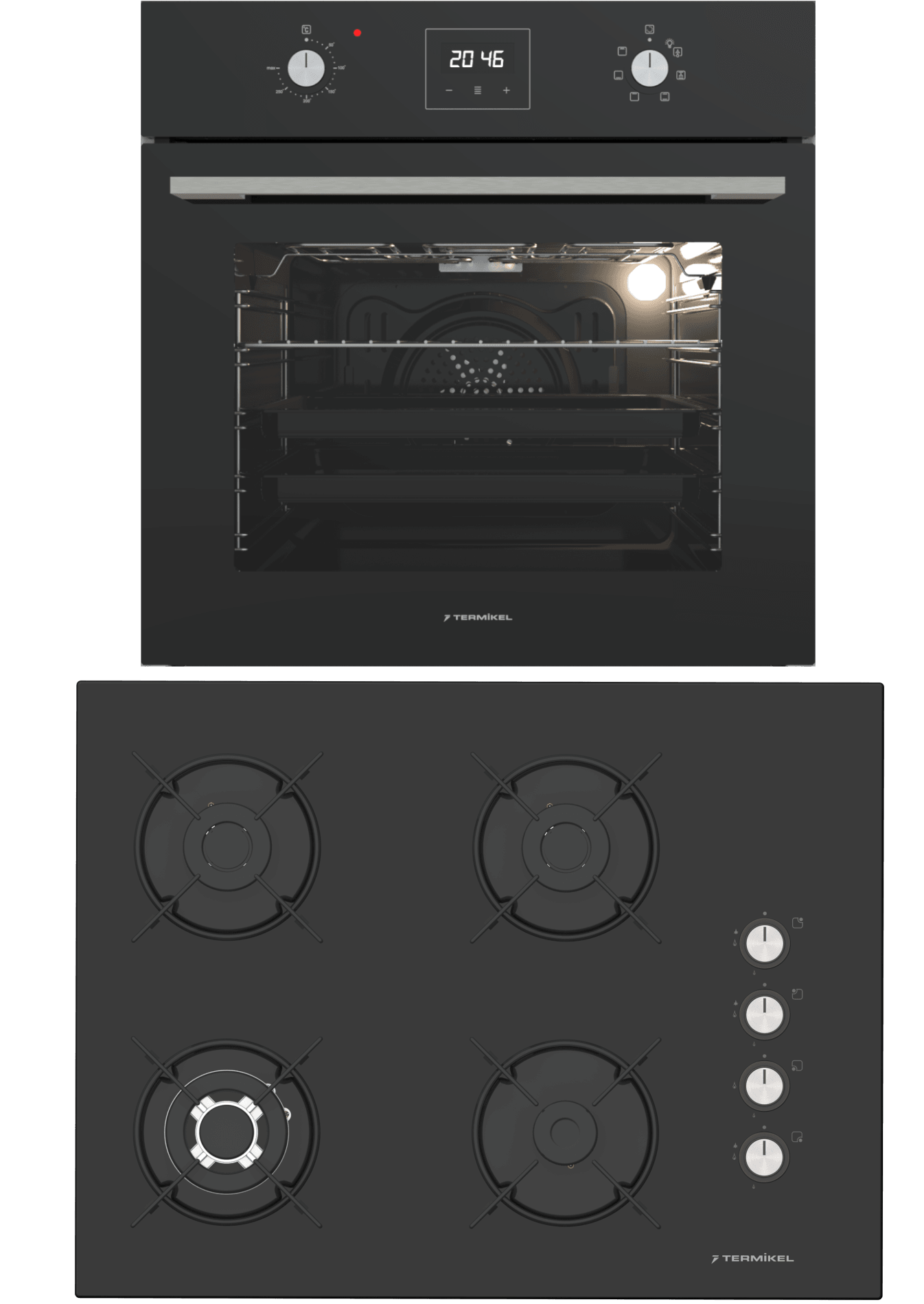 Termikel Ankastre Set (BO O64D5C B + BH P7194C B)