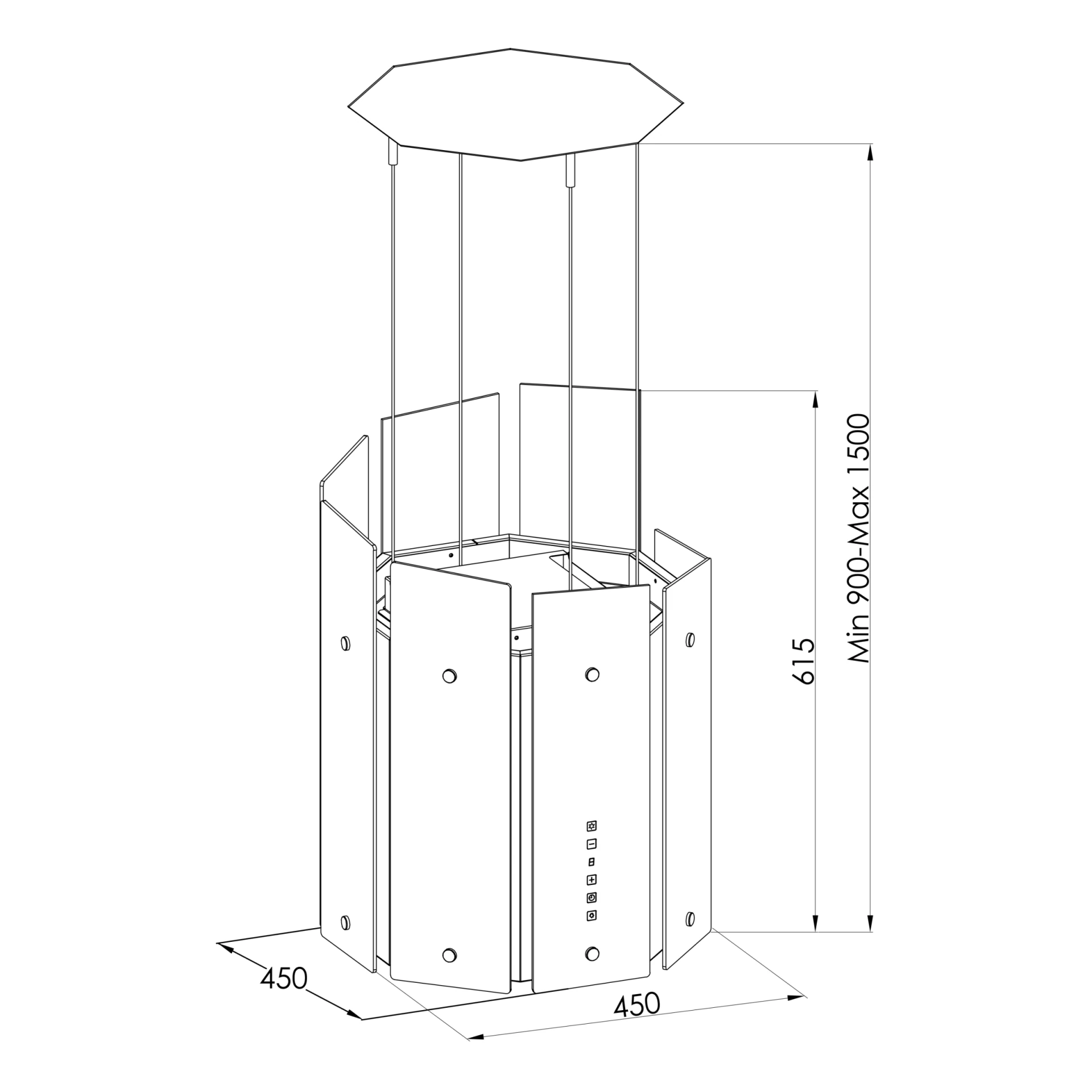 Termikel Ankastre Davlumbaz Avezya XB60