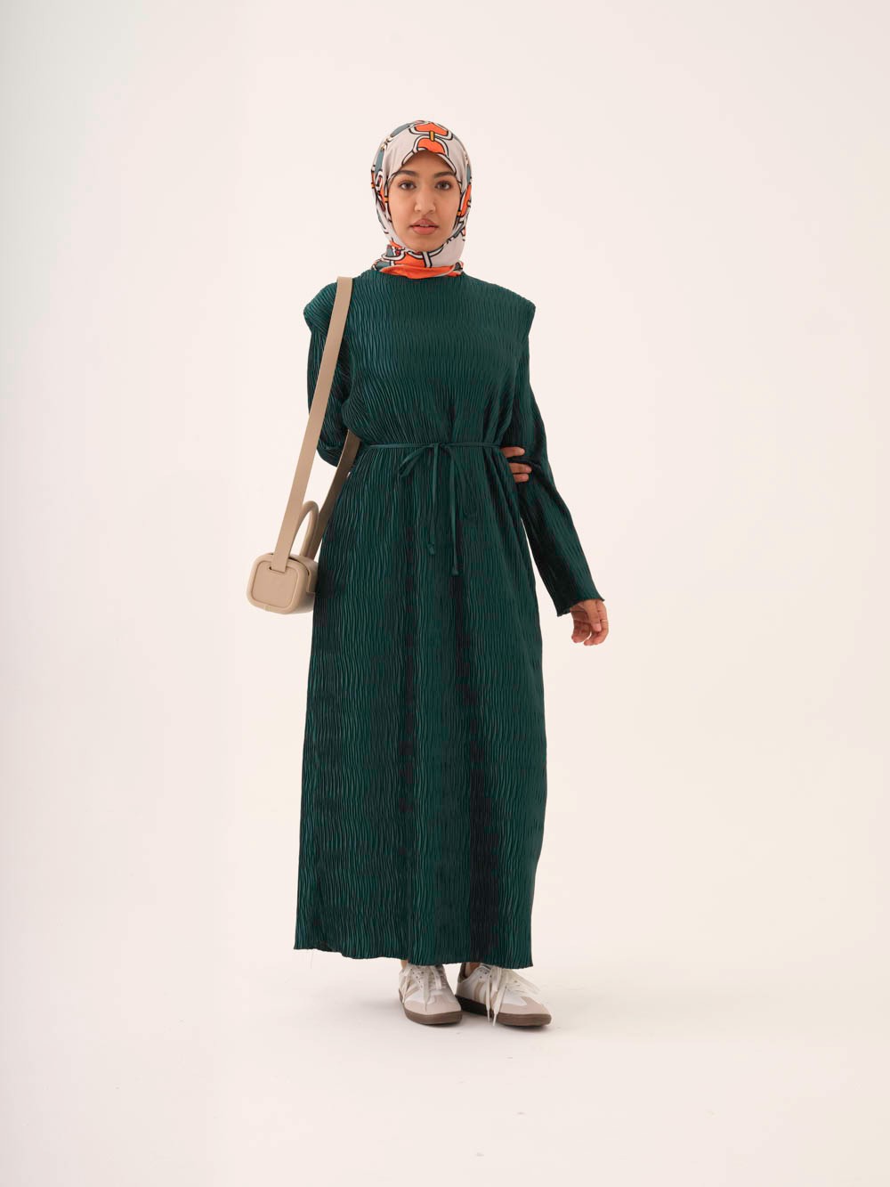 فستان فيروزة - زمردي