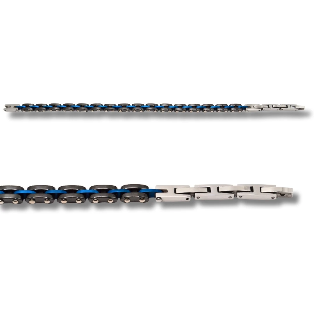 Umbra-Gecenin Mavisi, 316L Çeliğin Gücüyle | 316L Noctis Paslanmaz Çelik Bileklik