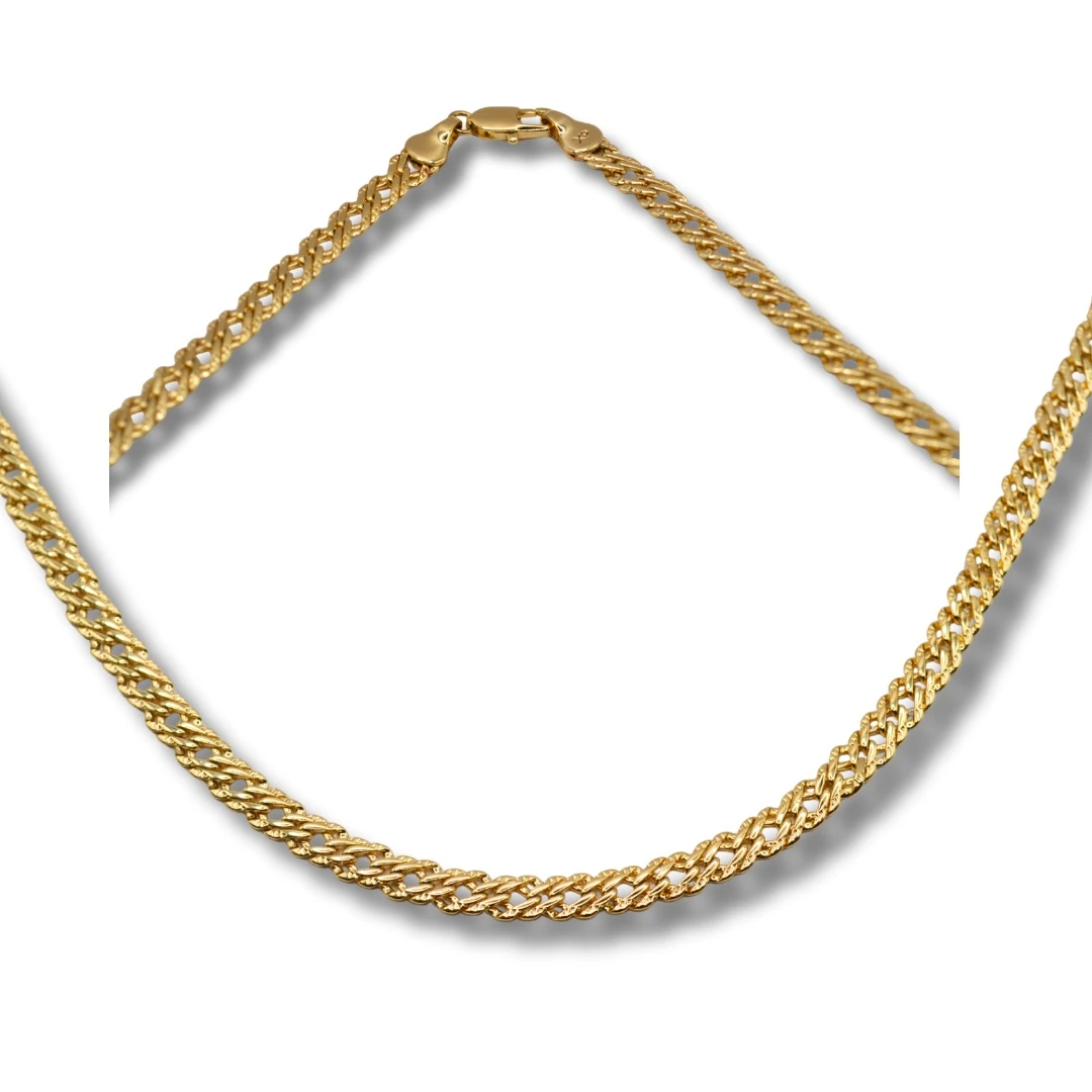 Umbra-Zamansız Işıltı: Burgu Zincir 18K Altın Kaplama Çelik Kolye