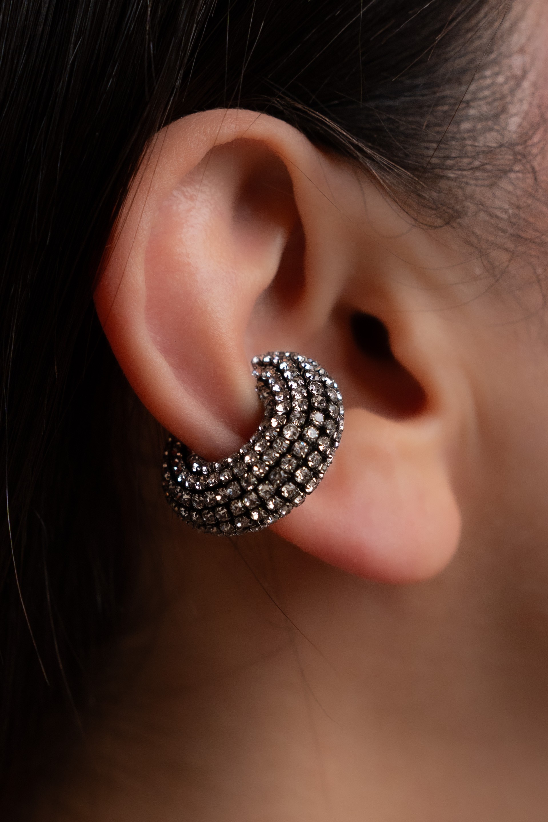 Altın Kaplama Round Ear Cuff (Tekli)