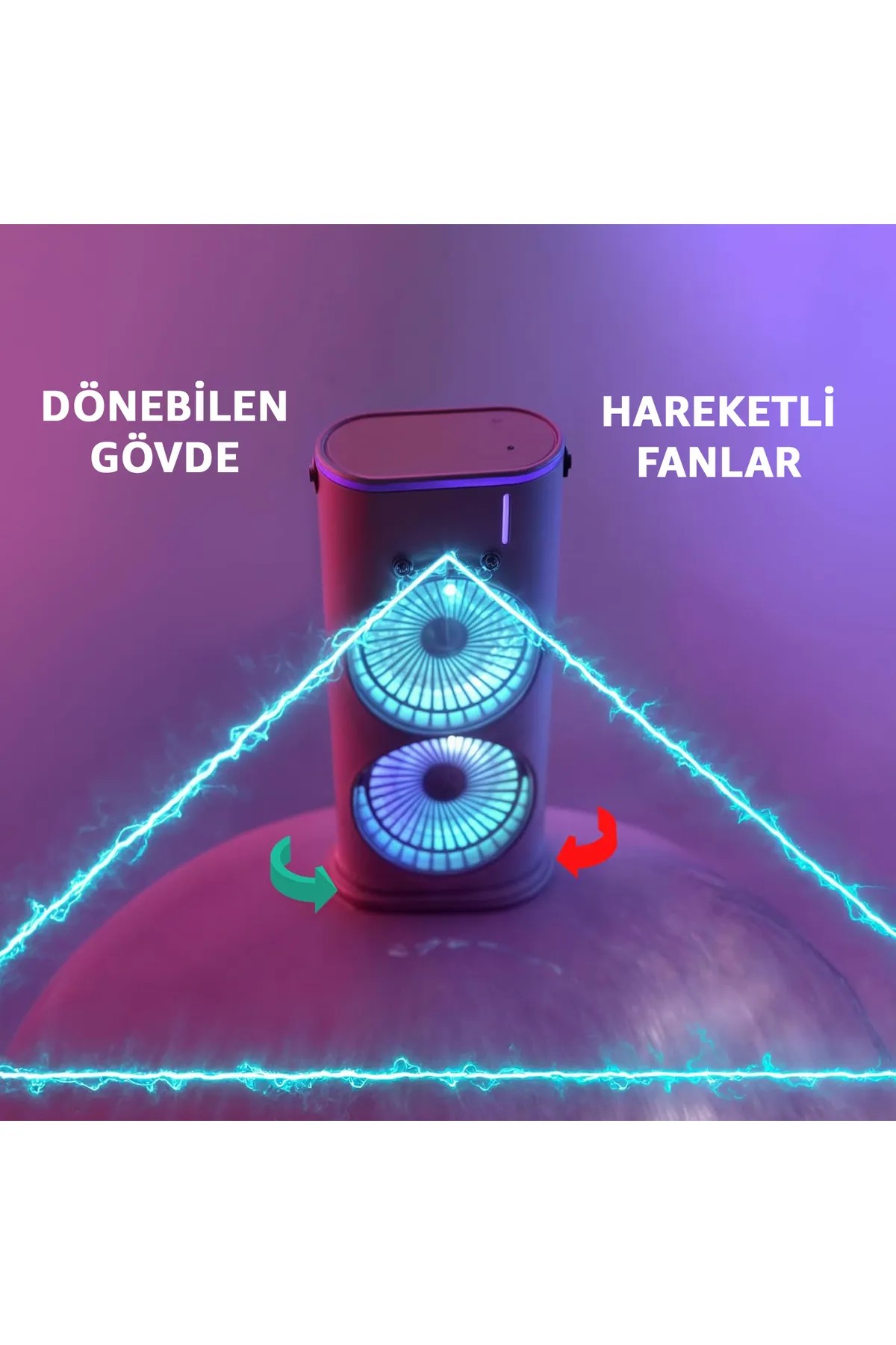 Buhar Üflemeli Double (Çift) Fan