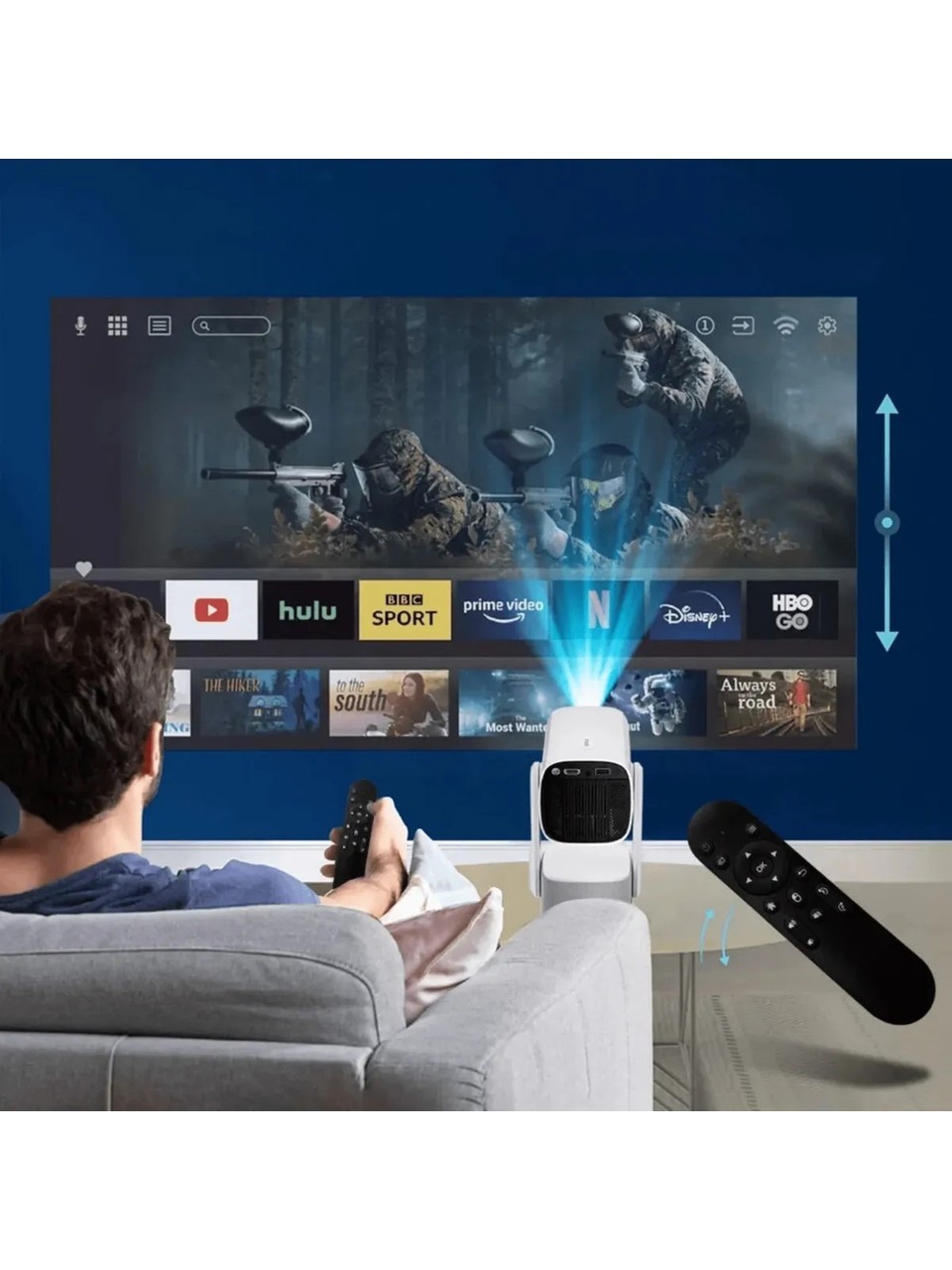 Harvox Power Pro+ Taşınabilir Powerbankli Projeksiyon Cihazı