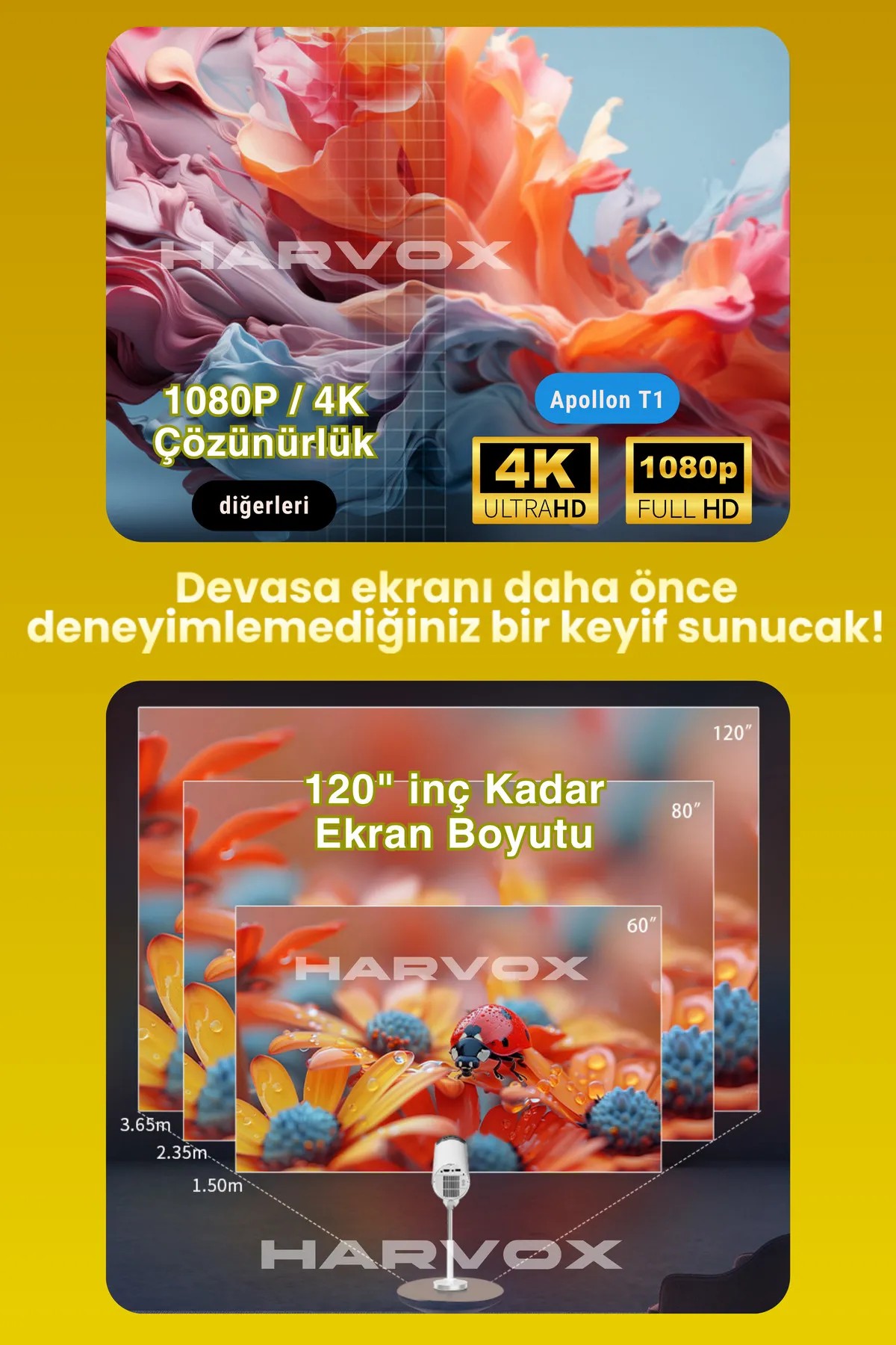 Harvox Apollon T1 Projeksiyon Cihazı