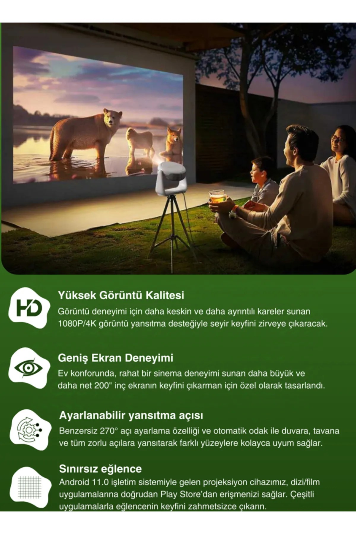 Harvox Apollon P1 Projeksiyon Cihazı