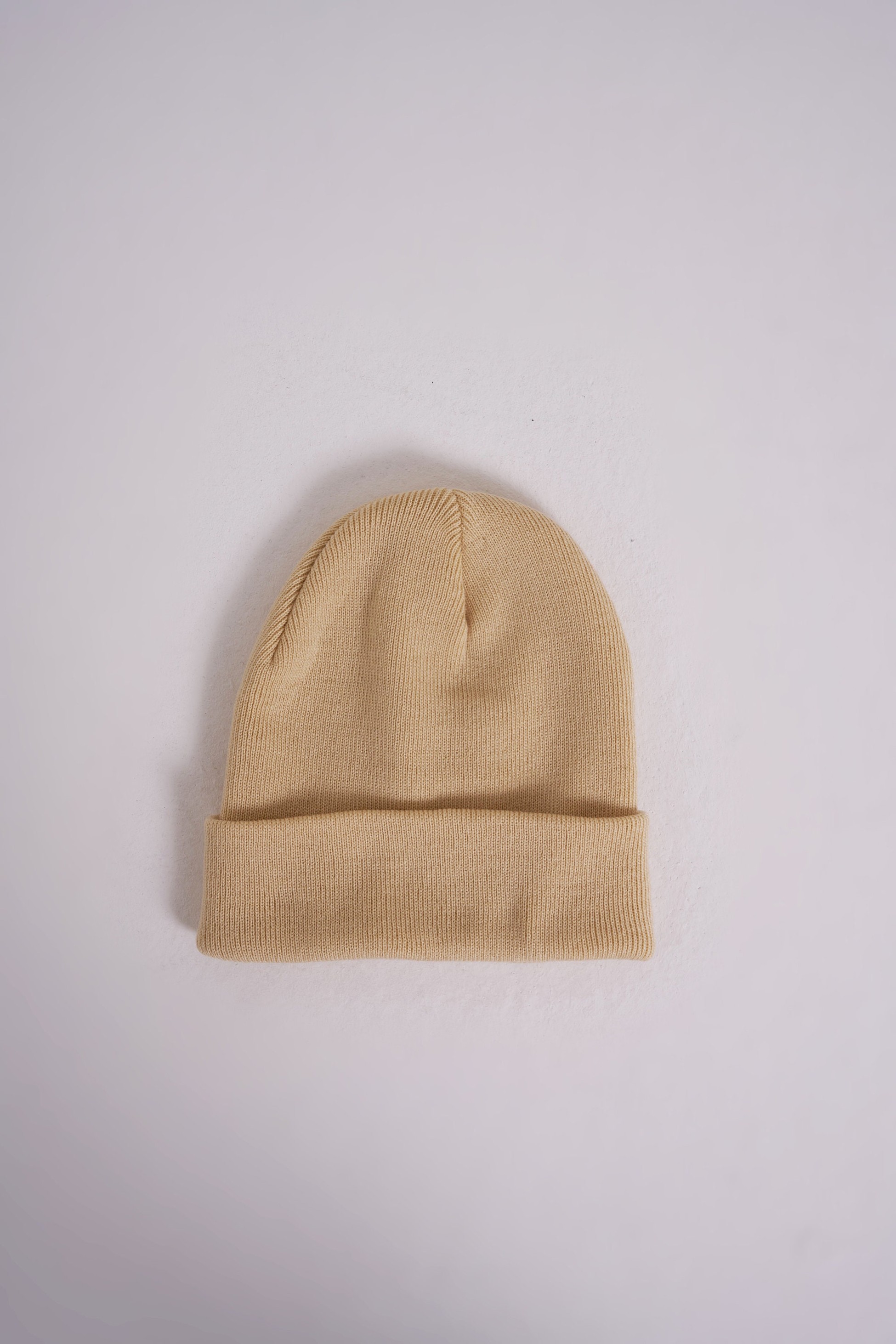 Beige cotton knitted beanie, Adult comfort colors beanie, Soft winter beanie, Basic beanie, Vintage colored soft beanie Thesezaraccesories