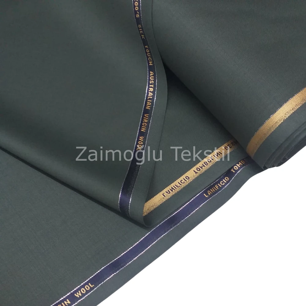 İthal Lanificio Tombolini Süper 200's Yün+İpek Mevsimlik Kumaş