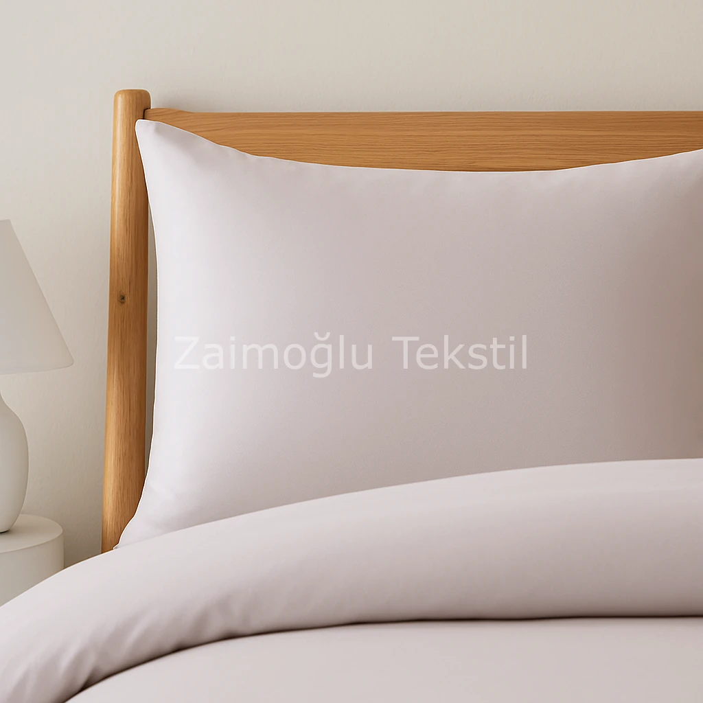 Pamuk Saten Nevresim Seti -Somon