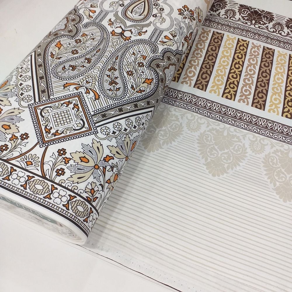 Eteği Sulu Poplin Kumaş