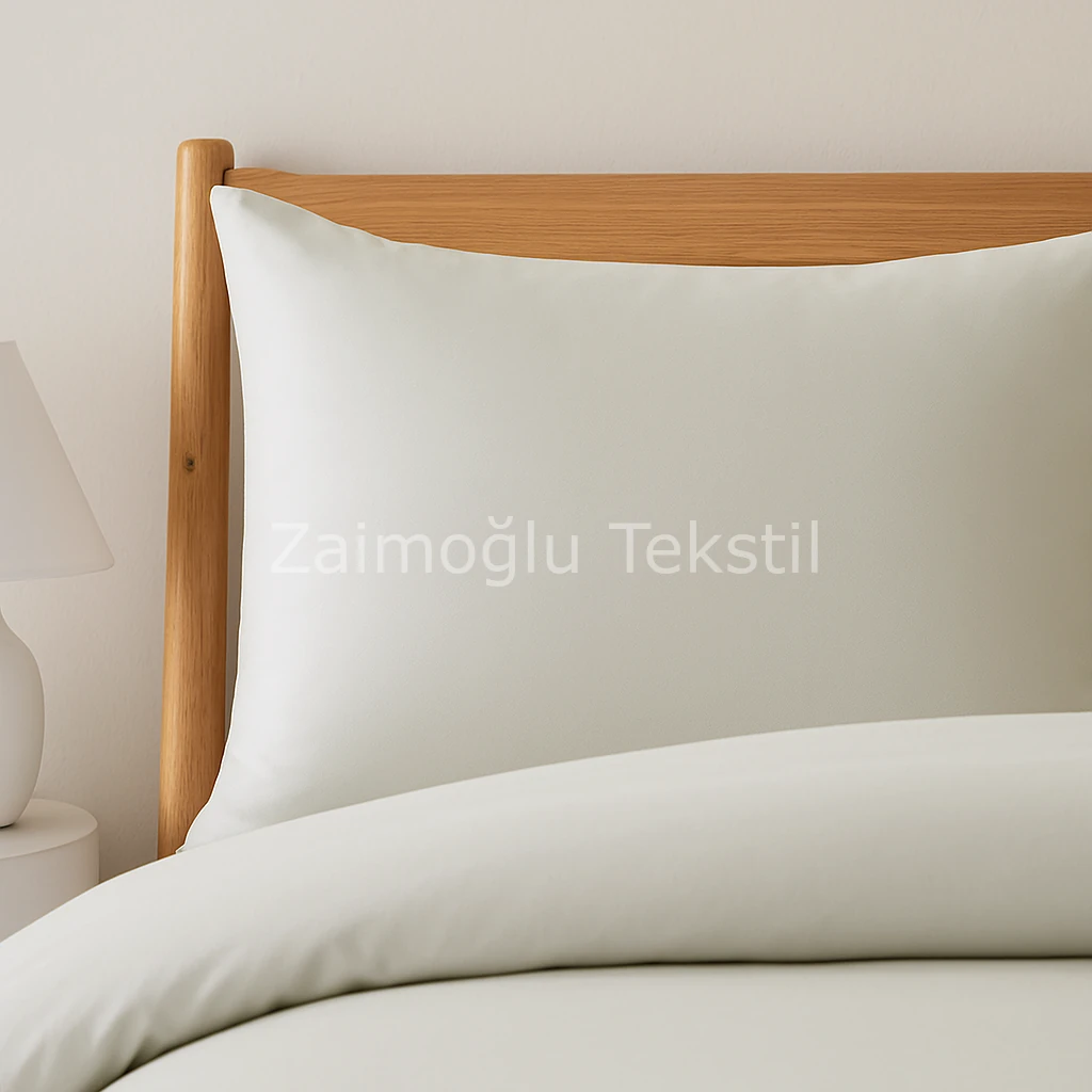 Pamuk Saten Nevresim Seti - Krem