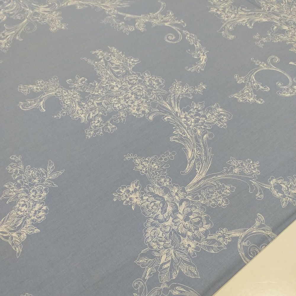 Damask Desenli Poplin Kumaş