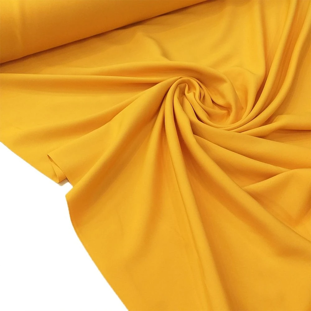 İpek Viskon Kumaş Düz Renk