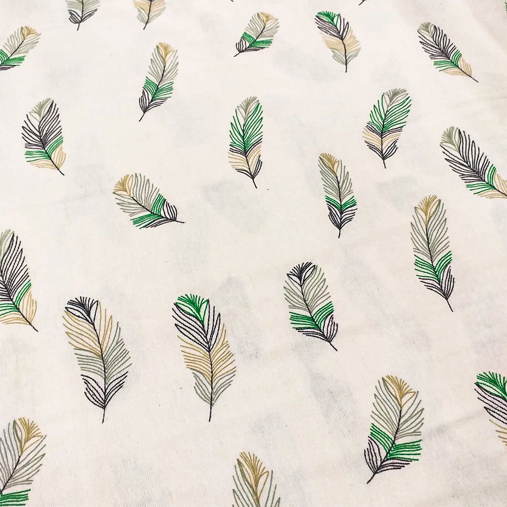 Kuş Tüyü Desenli Pazen Kumaş