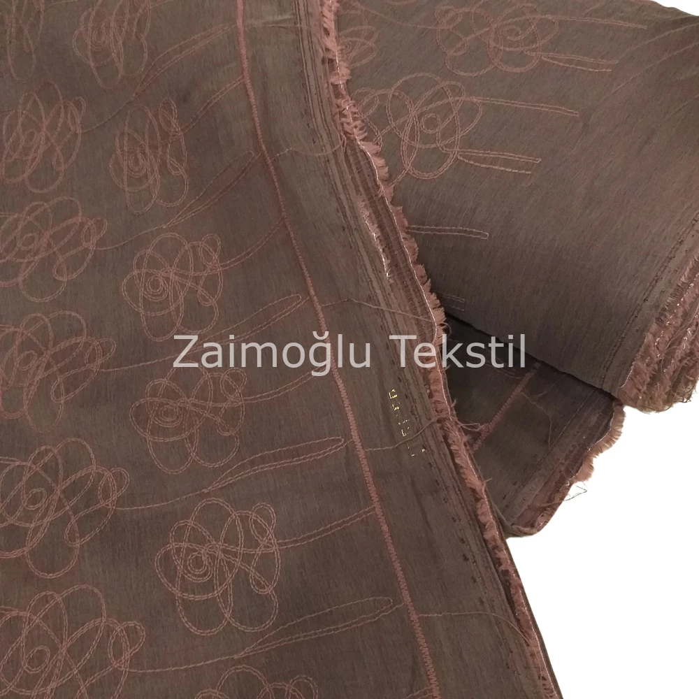 Kupra Nakışlı Summer Kumaş