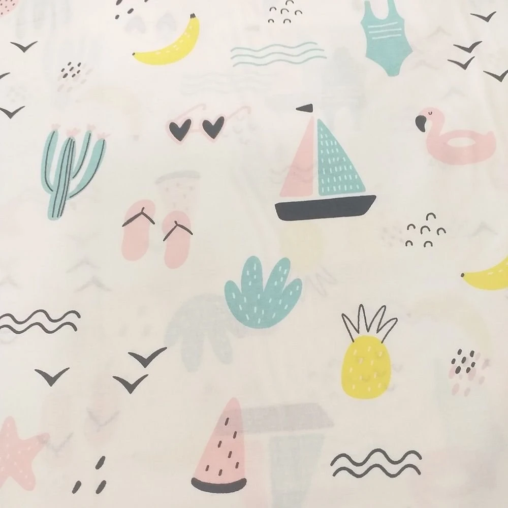 Yelken Desen Poplin Kumaş