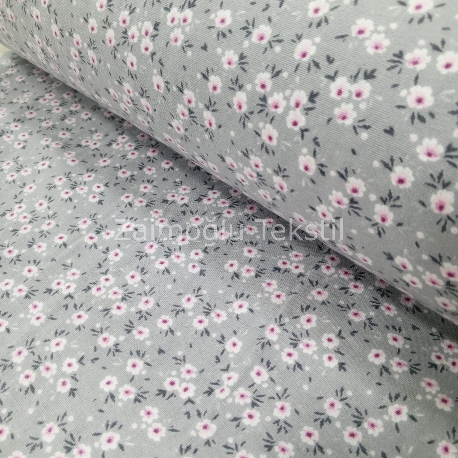 Çıtır Çiçek Desen Flanel Pazen Kumaş