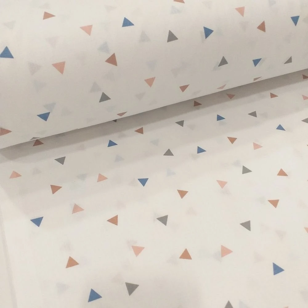 Üçgen Desen Poplin Kumaş