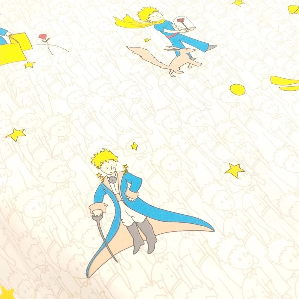 Küçük Prens Desenli Poplin Kumaş