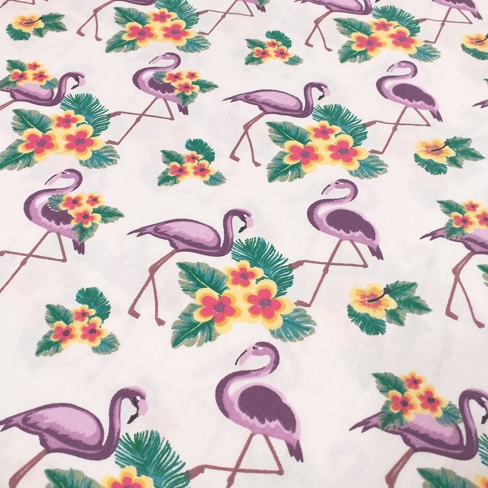 Sevimli Kuğular Müslin Bezi Kumaşı