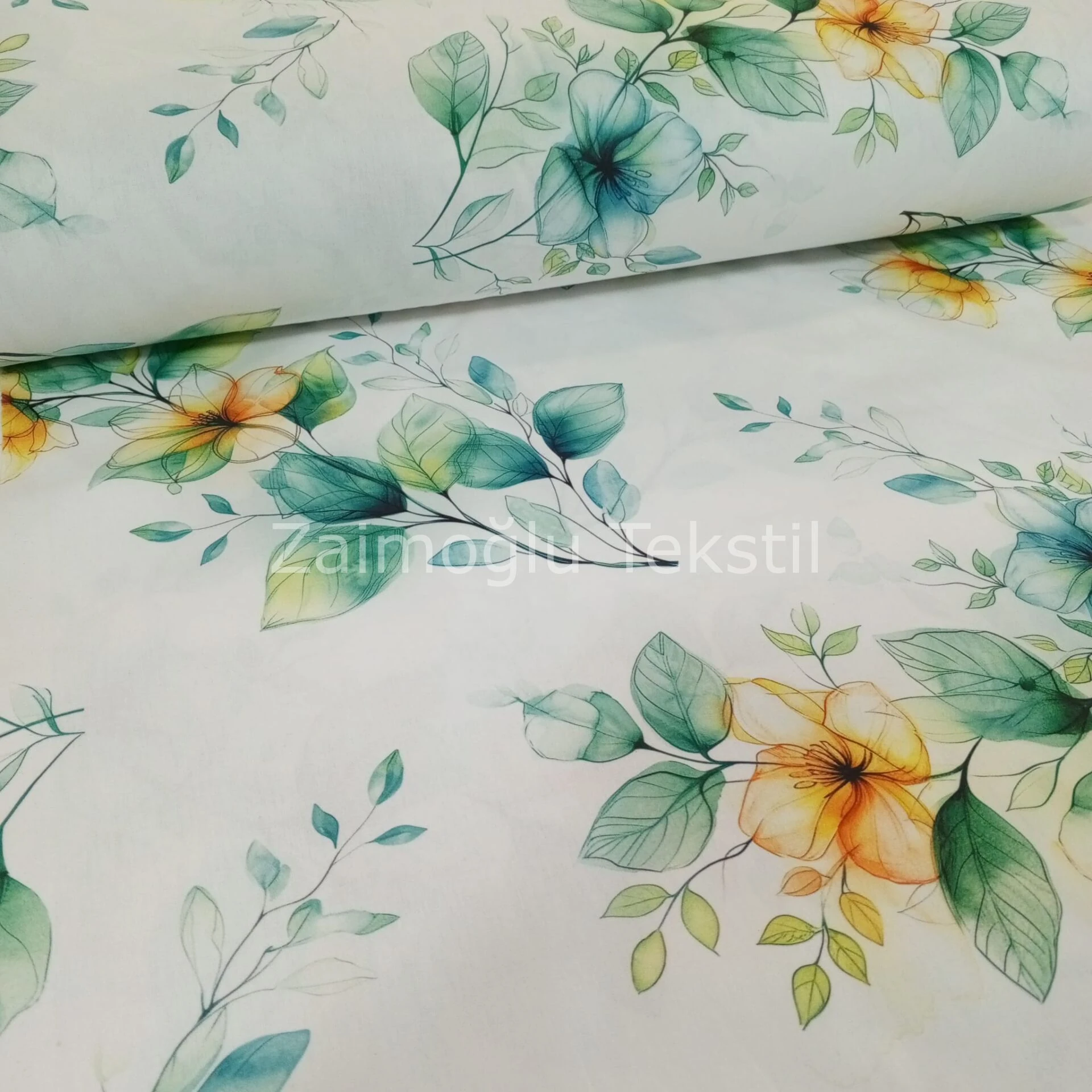 Dijital Poplin Kumaş