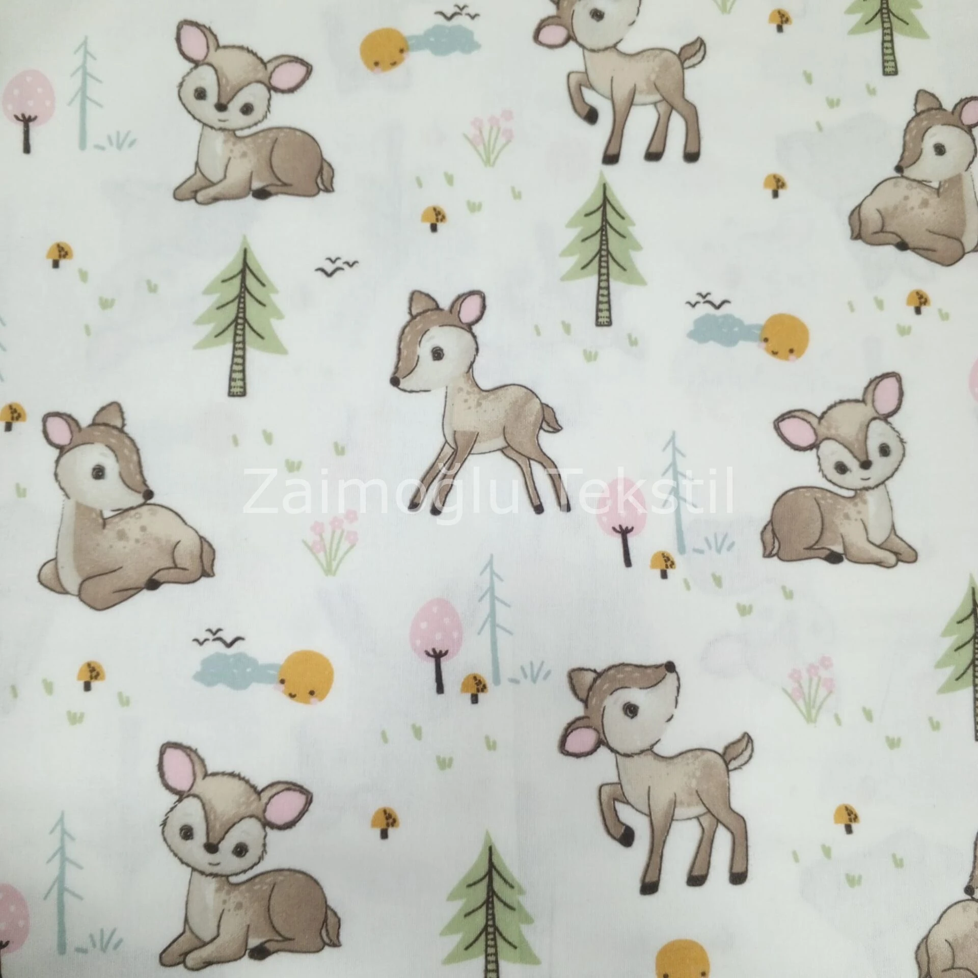 Ceylan Desen Flanel Pazen Kumaş