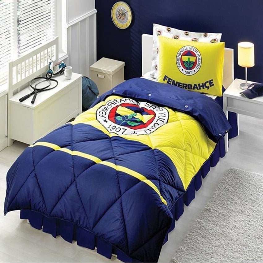 Taç Lisanslı Tek Kişilik Uyku Seti Fenerbahçe Klasik
