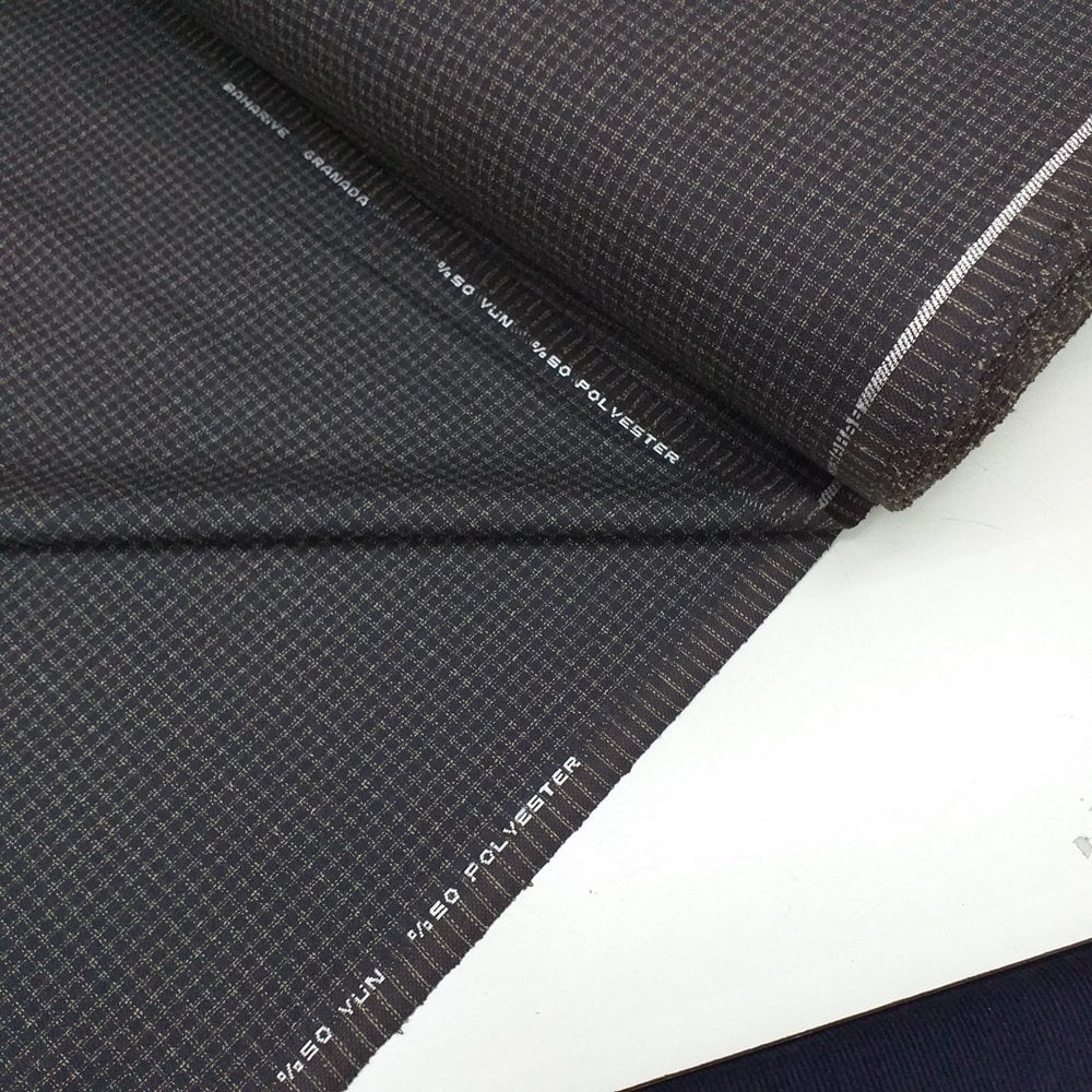 Bahariye Granado Kareli (Ekose) Yün Kumaş