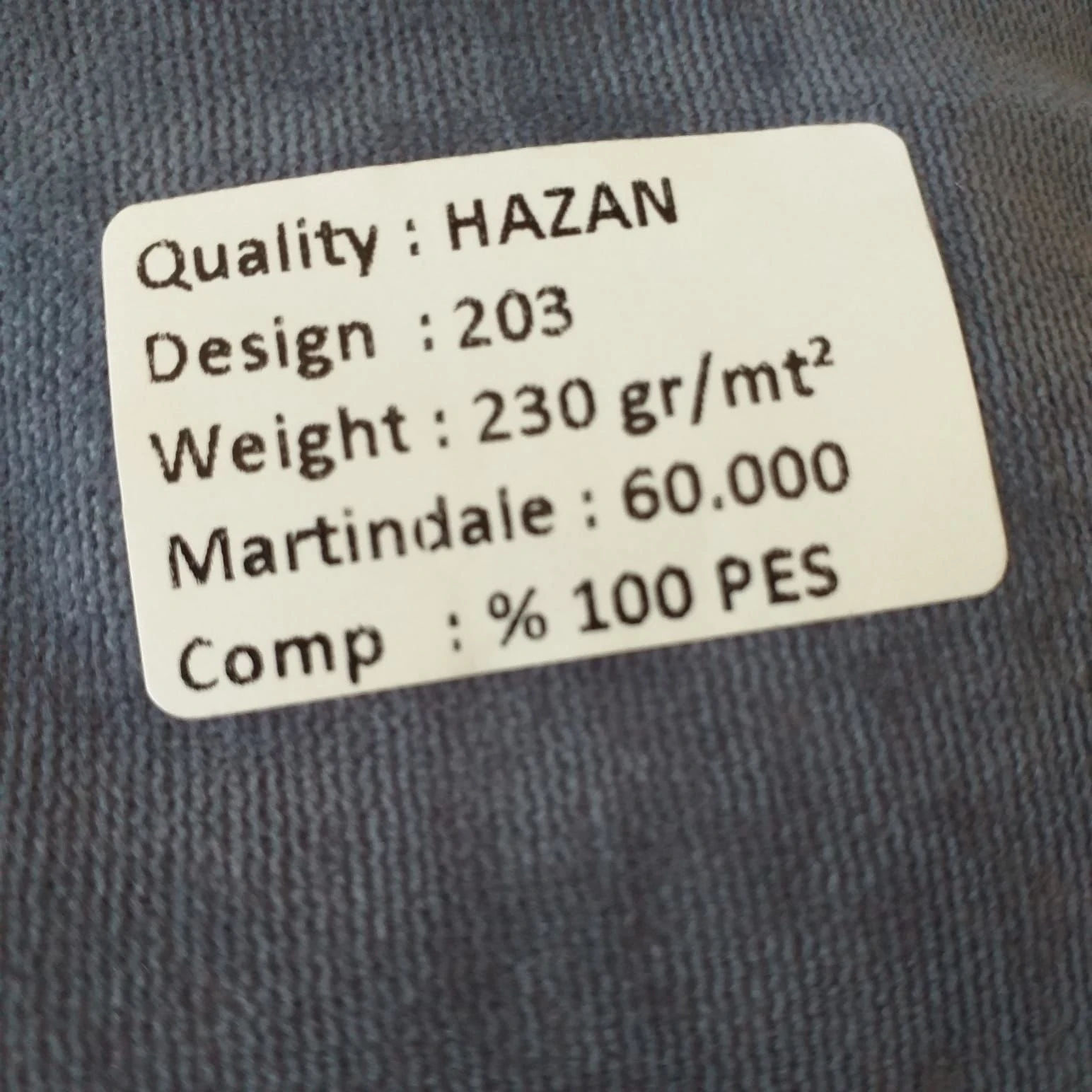Hazan Soft Kumaş
