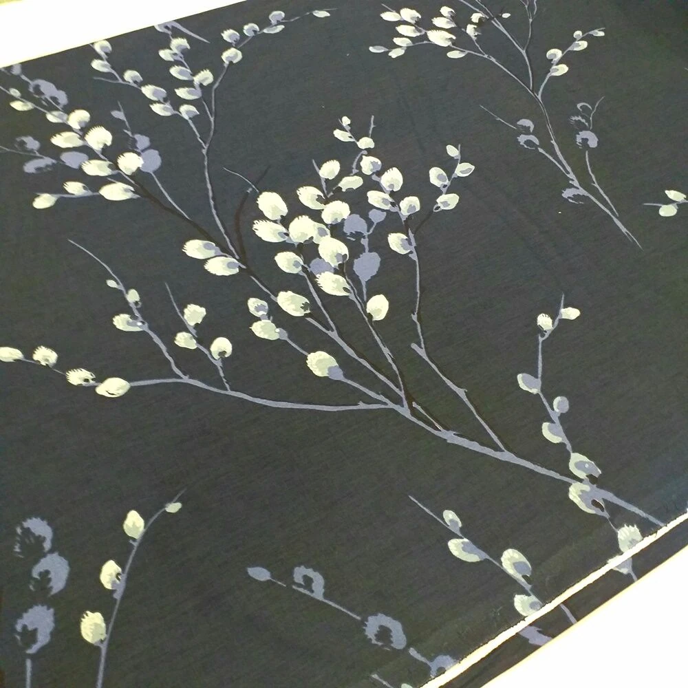 Ağaç Desenli Poplin Kumaş