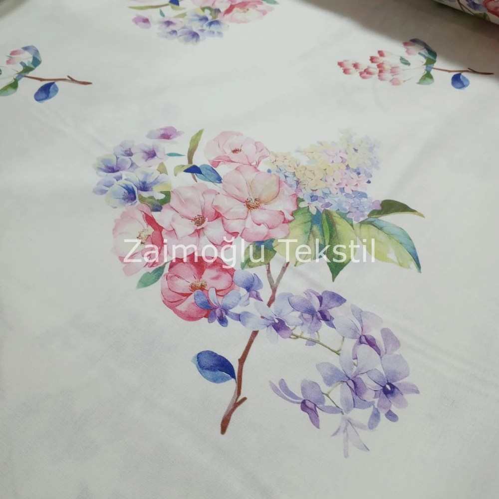 Dijital Poplin Kumaş