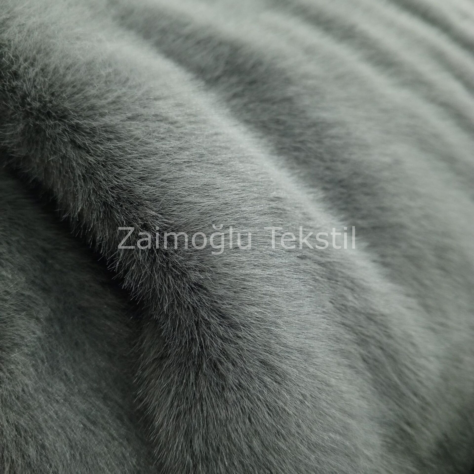 İtalian kürk kumaşı - Gri
