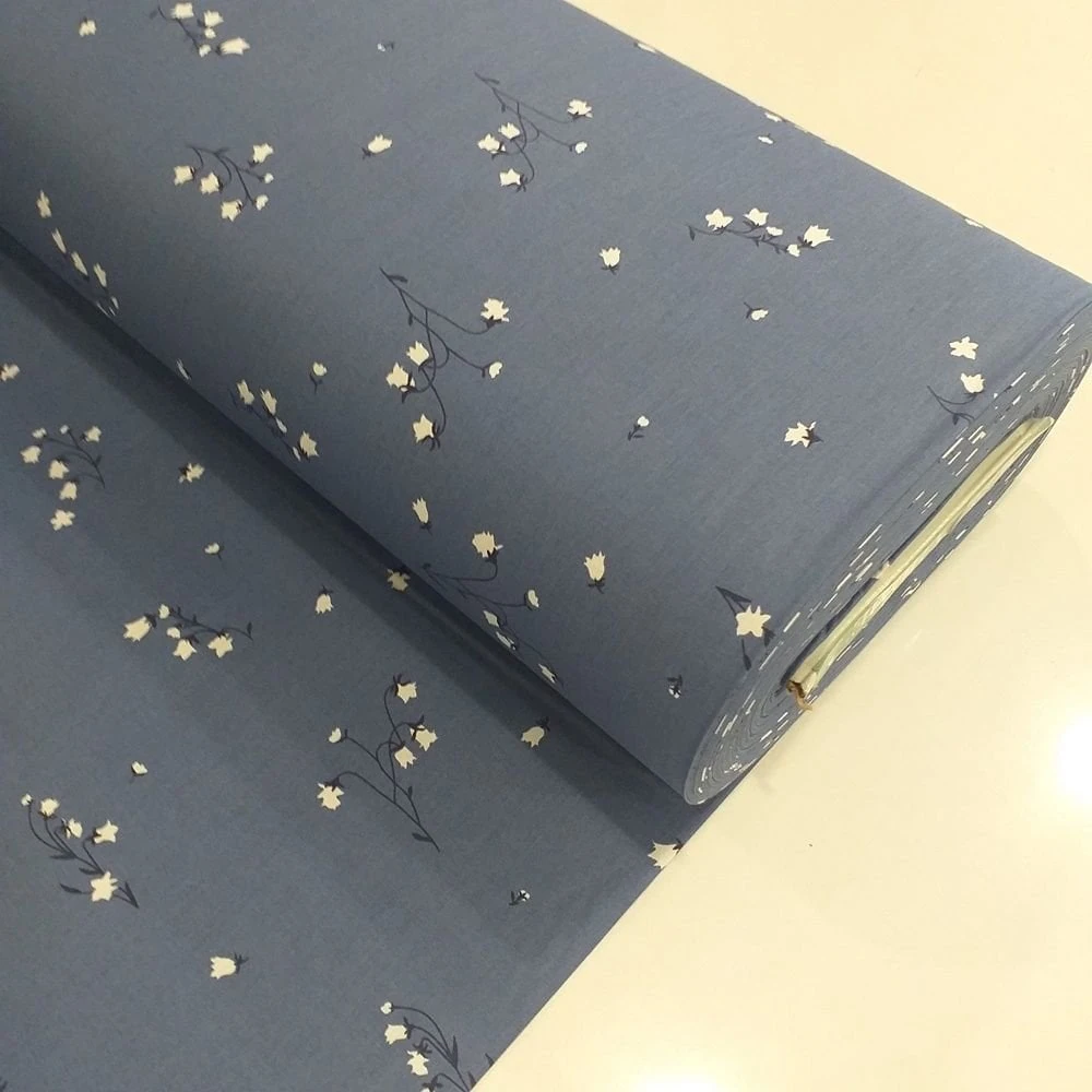 Çıtır Lale Desen Poplin Kumaş