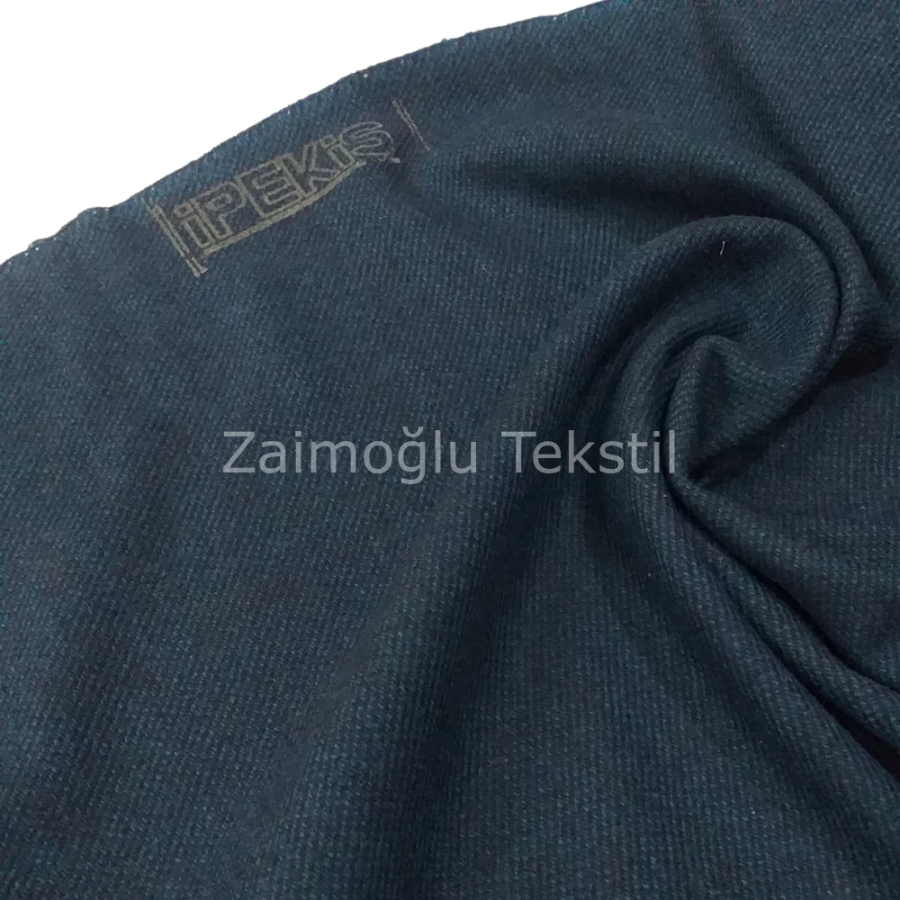 İpekiş Yünlü Kumaş - Pik Pik Mavi