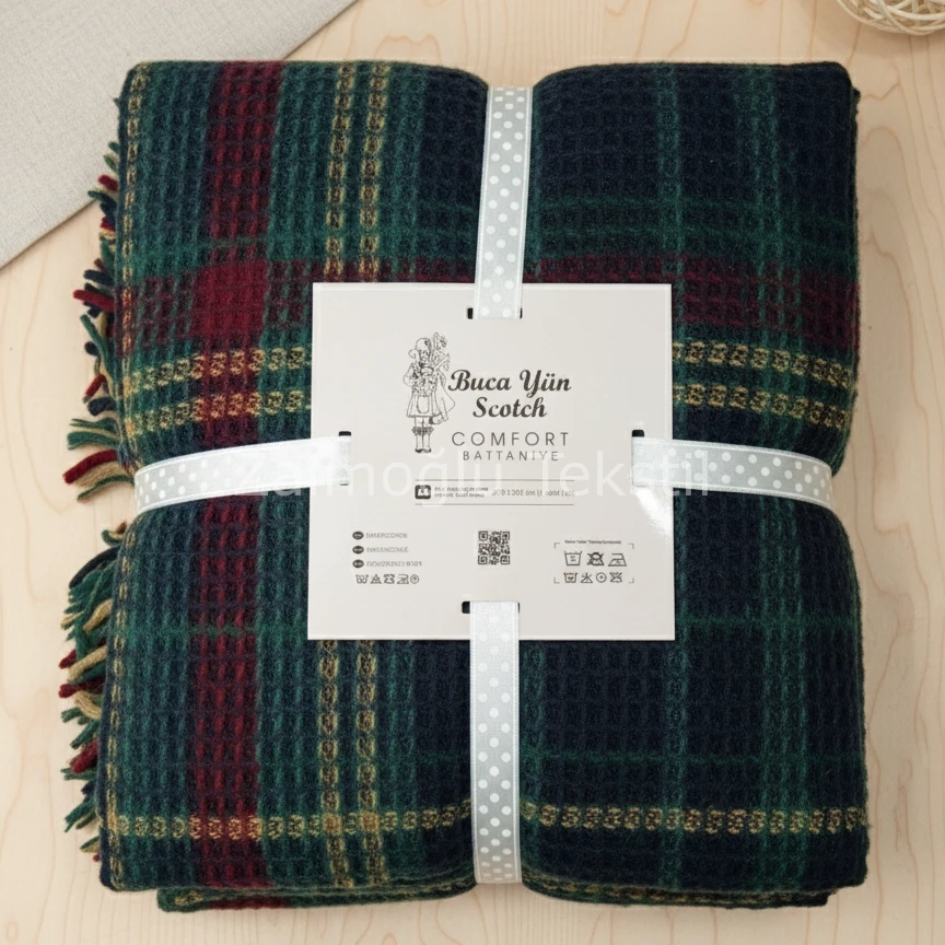 Buca Yün Scotch Battaniye