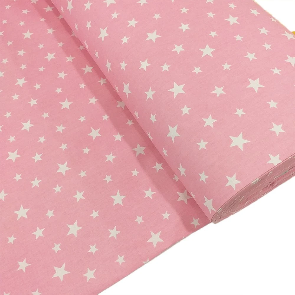 Yıldız Desen Poplin Kumaş