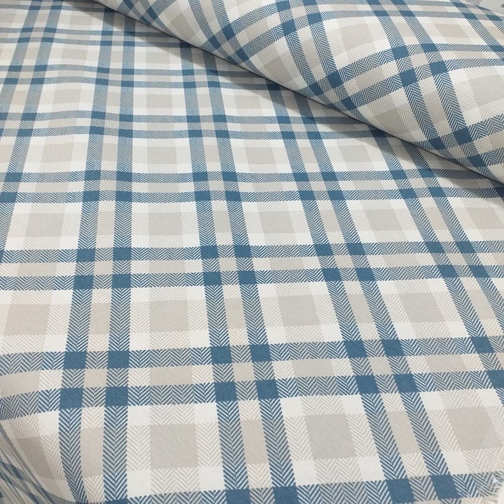 Ekose Desen Duck (Panama Keteni) kumaşı