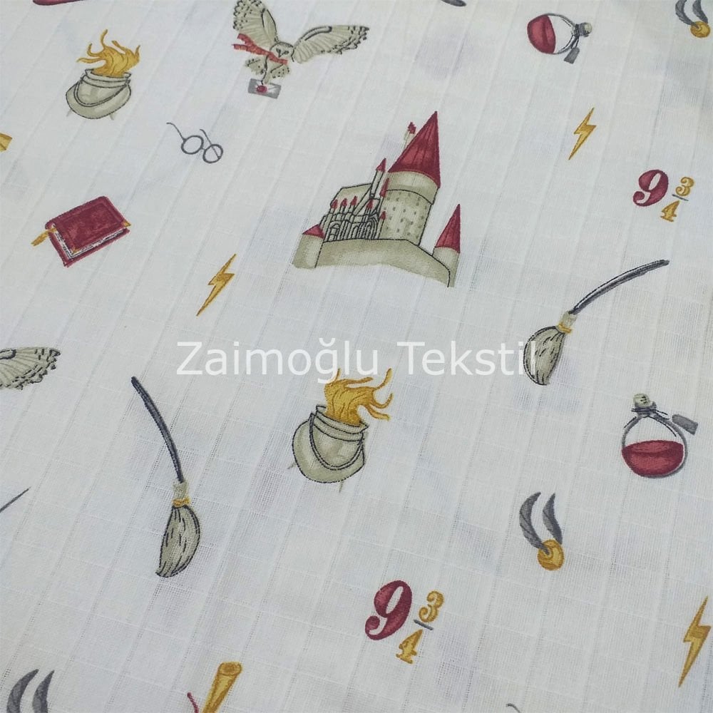 Harry Potter Müslin Bezi Kumaşı