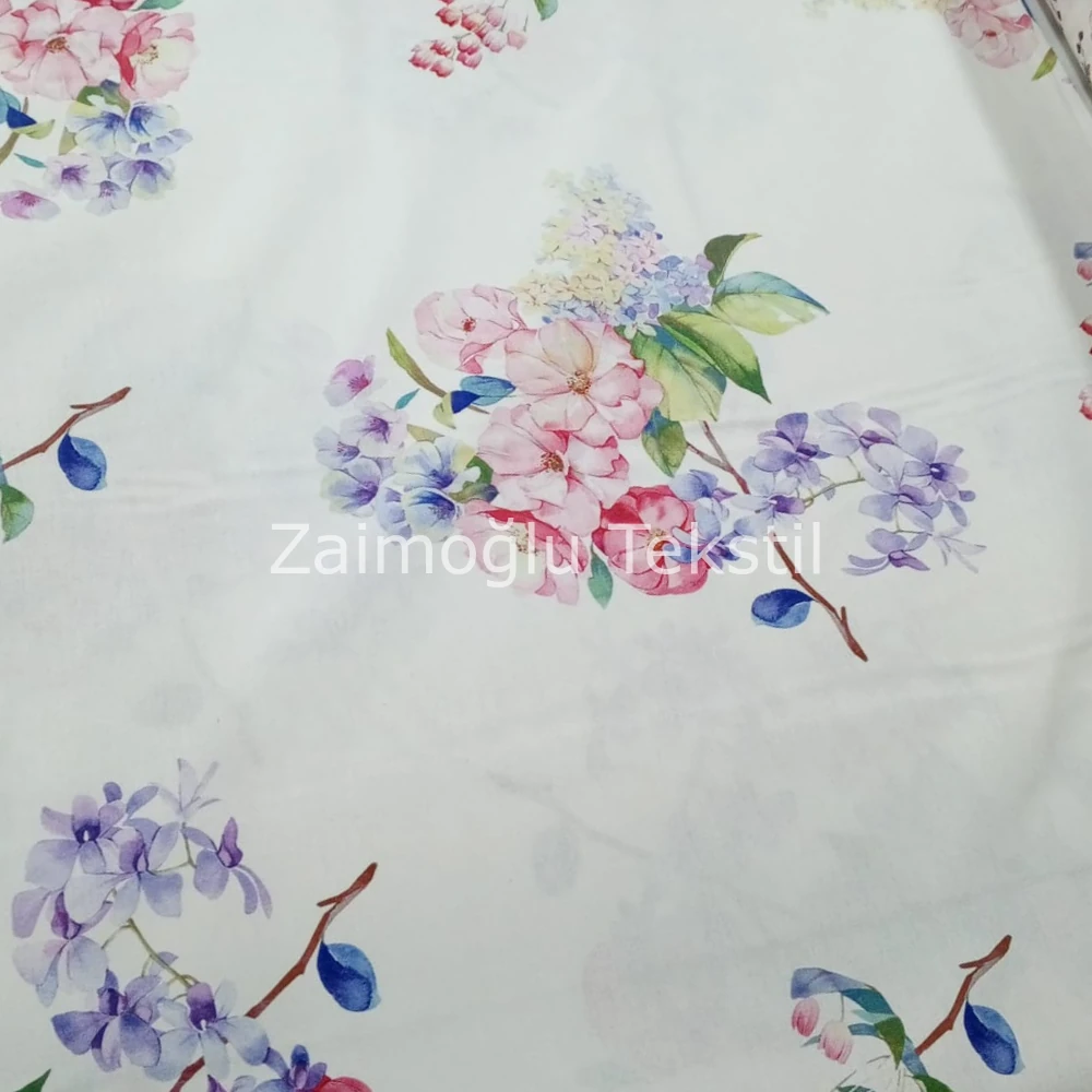 Dijital Poplin Kumaş