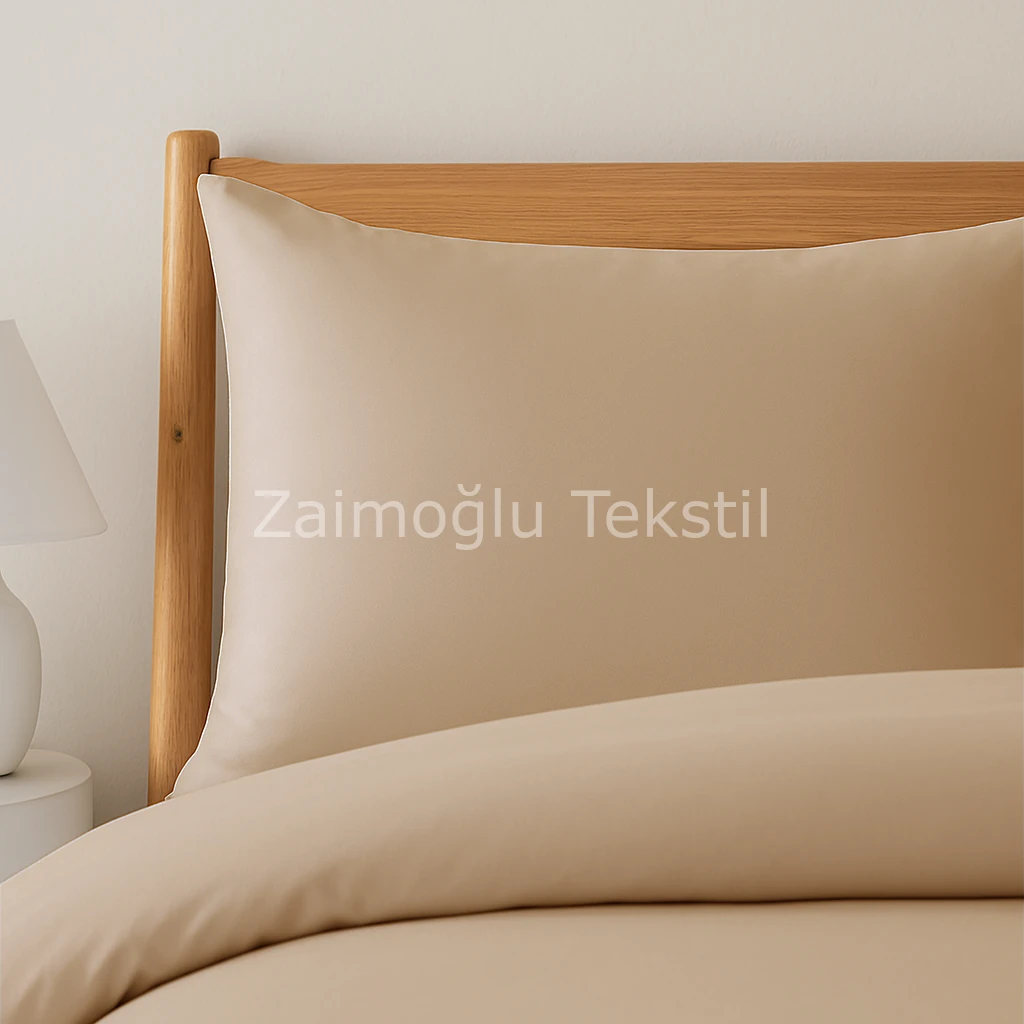 Pamuk Saten Nevresim Seti - Vizon