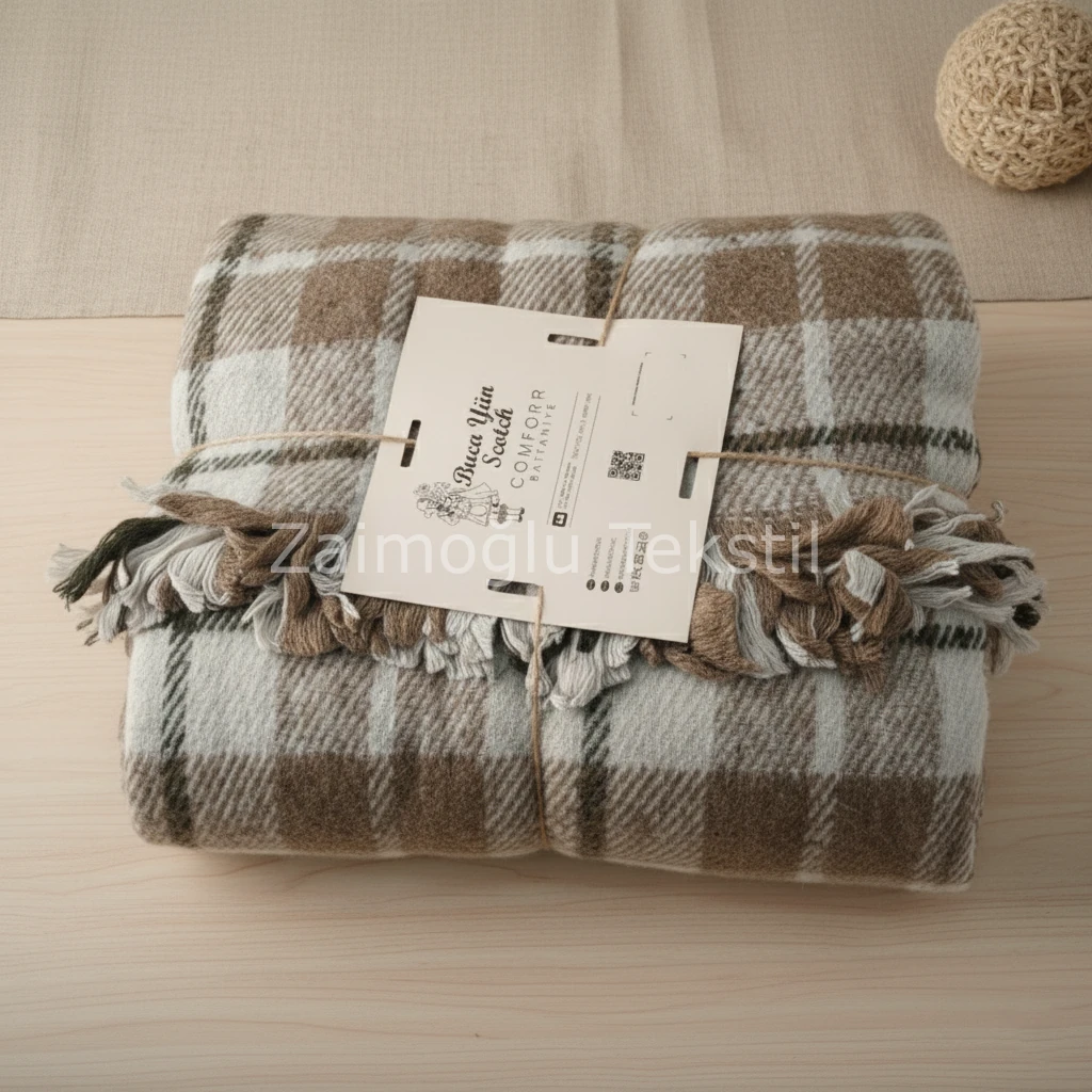 Buca Yün Scotch Battaniye