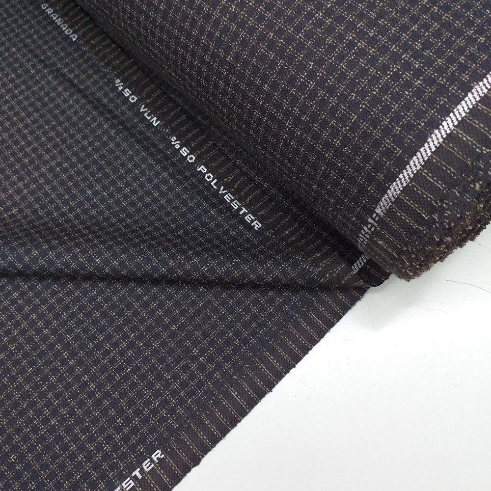 Bahariye Granado Kareli (Ekose) Yün Kumaş