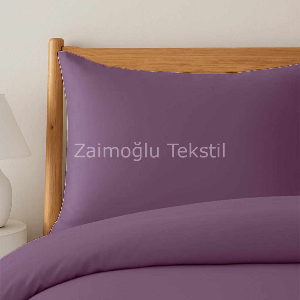 Pamuk Saten Nevresim Seti - Menekşe