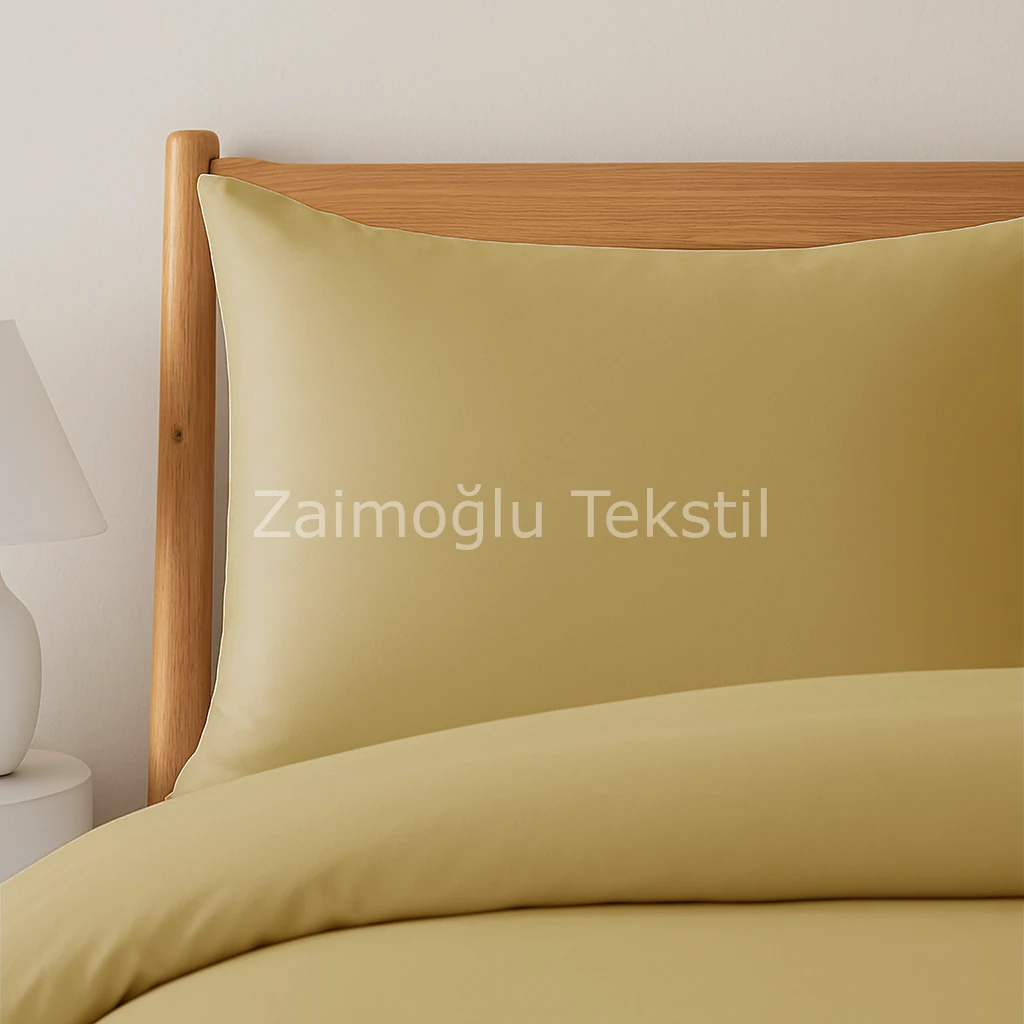 Pamuk Saten Nevresim Seti - Gold